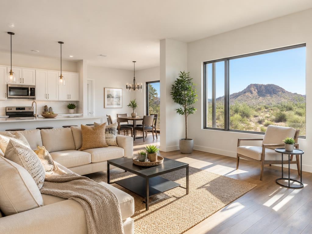 Spotless apartment interior ready for move-in